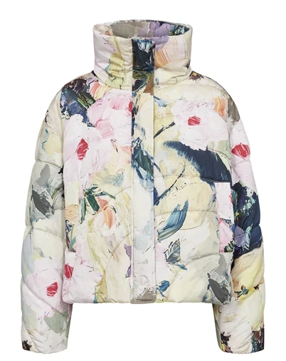 Nümph - NUDagmar Short Puffer Jakke - Pink Lady 